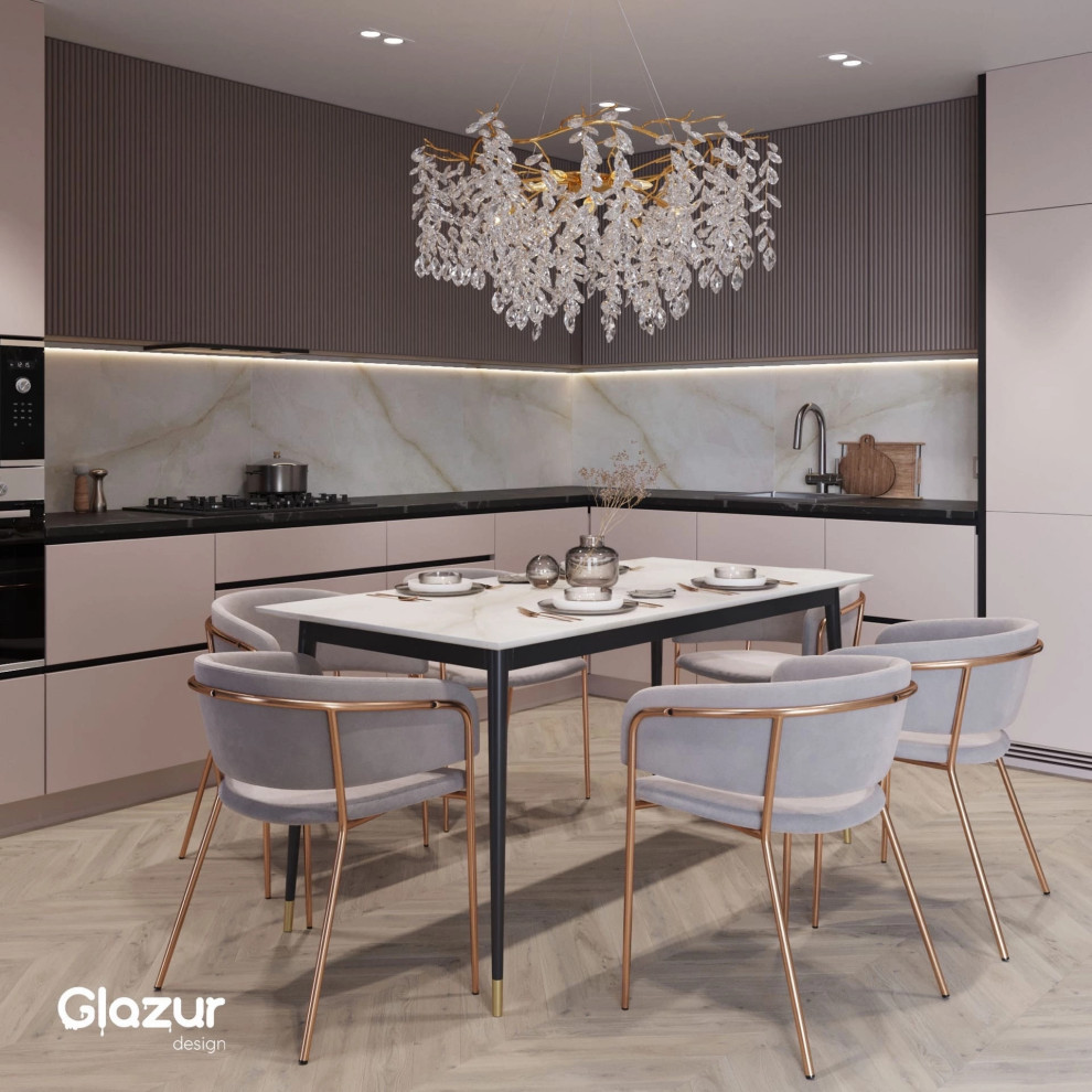 Визуализация квартиры в ЖК «Приоритет»  Часть 2. Кухня-гостиная  Площадь: 34м2