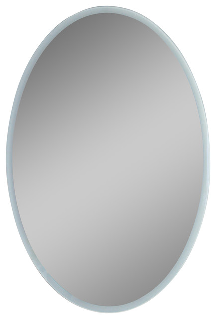 oval electric led mirror with surrounding lights - contemporary oval electric led mirror with surrounding lights - contemporary