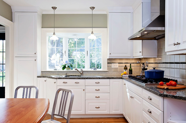 Bay Window over Kitchen Sink - Traditional - Kitchen - Bridgeport - by