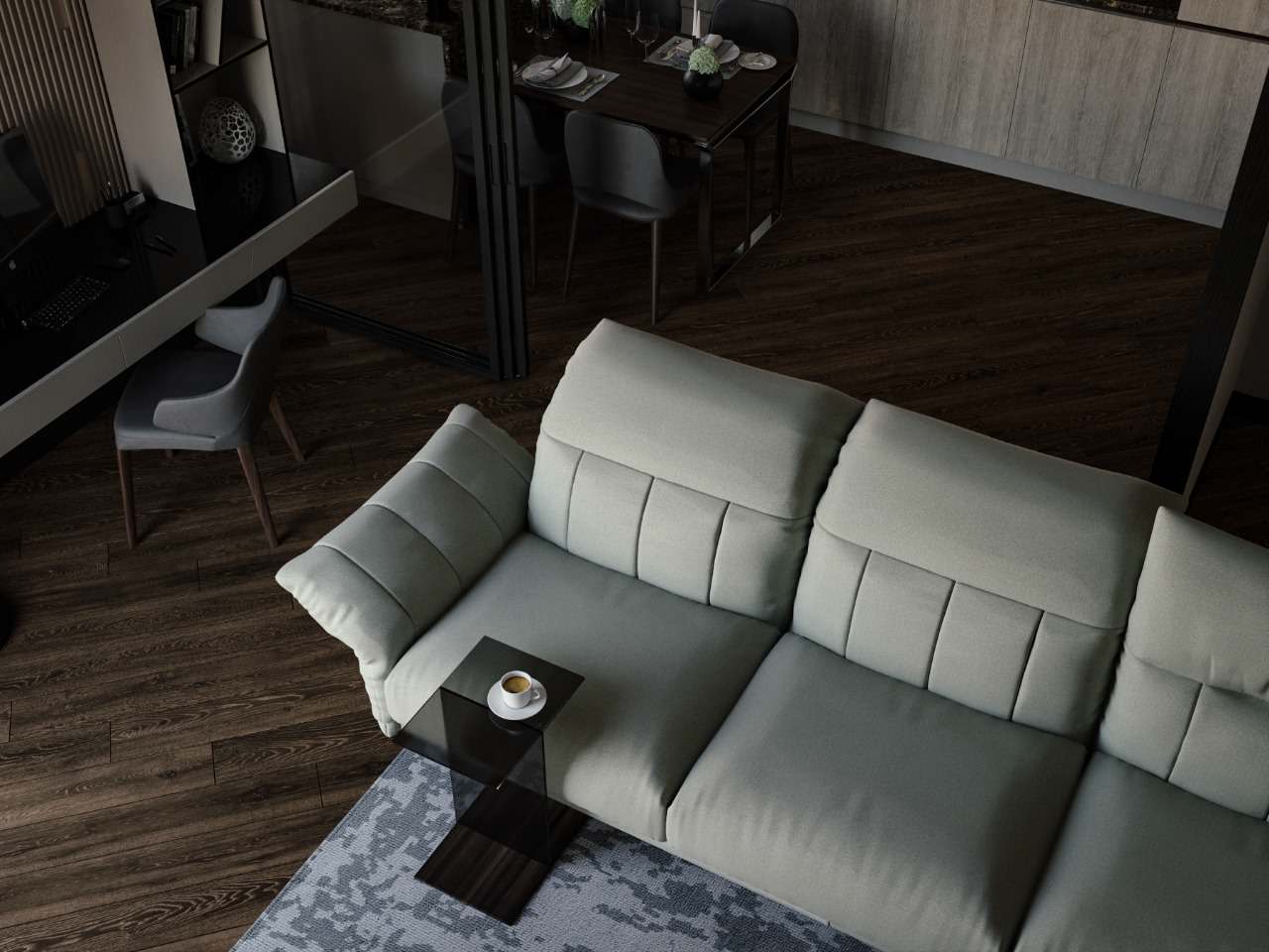 Двухкомнатная элитная квартира в итальянском стиле