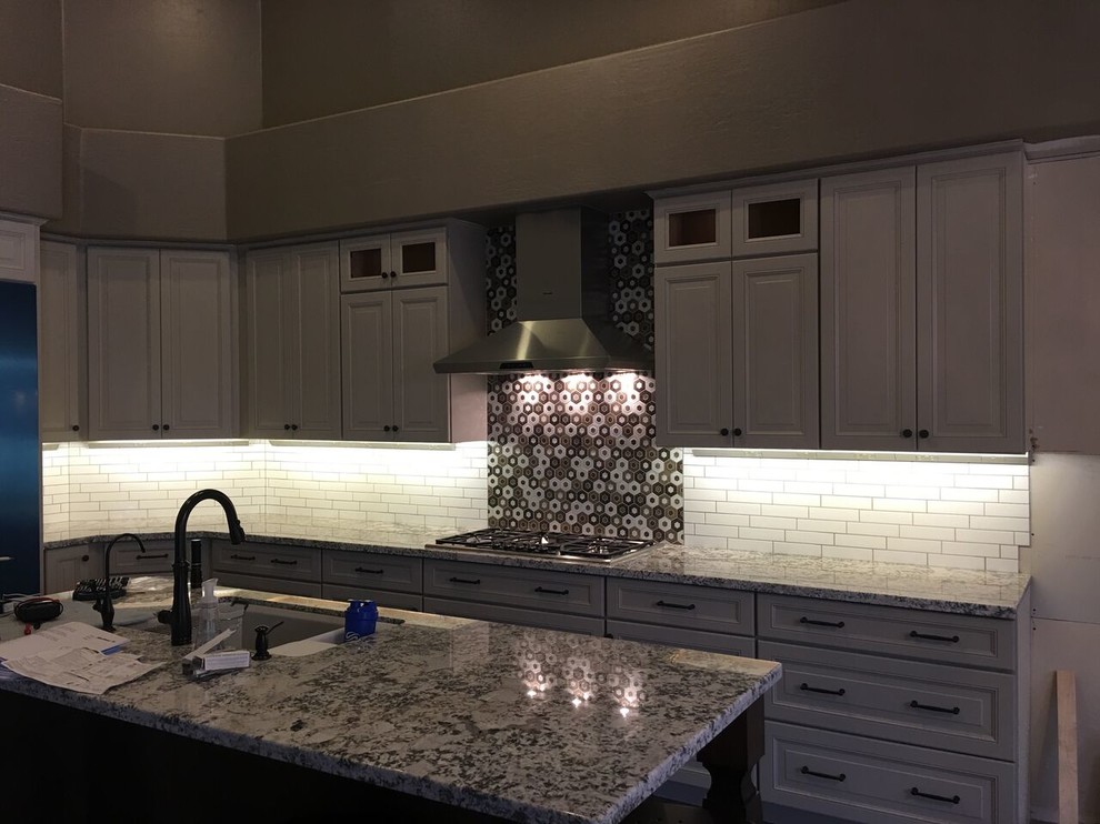 Mountain style kitchen photo in Phoenix