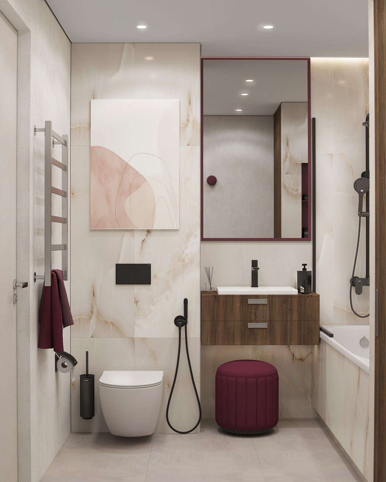 Квартира 65 м2 с отдельным санузлом для бабушки