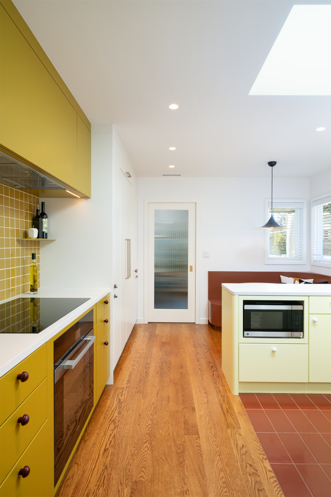 Playful Mid-Century Inspired Home Remodel with Custom Millwork