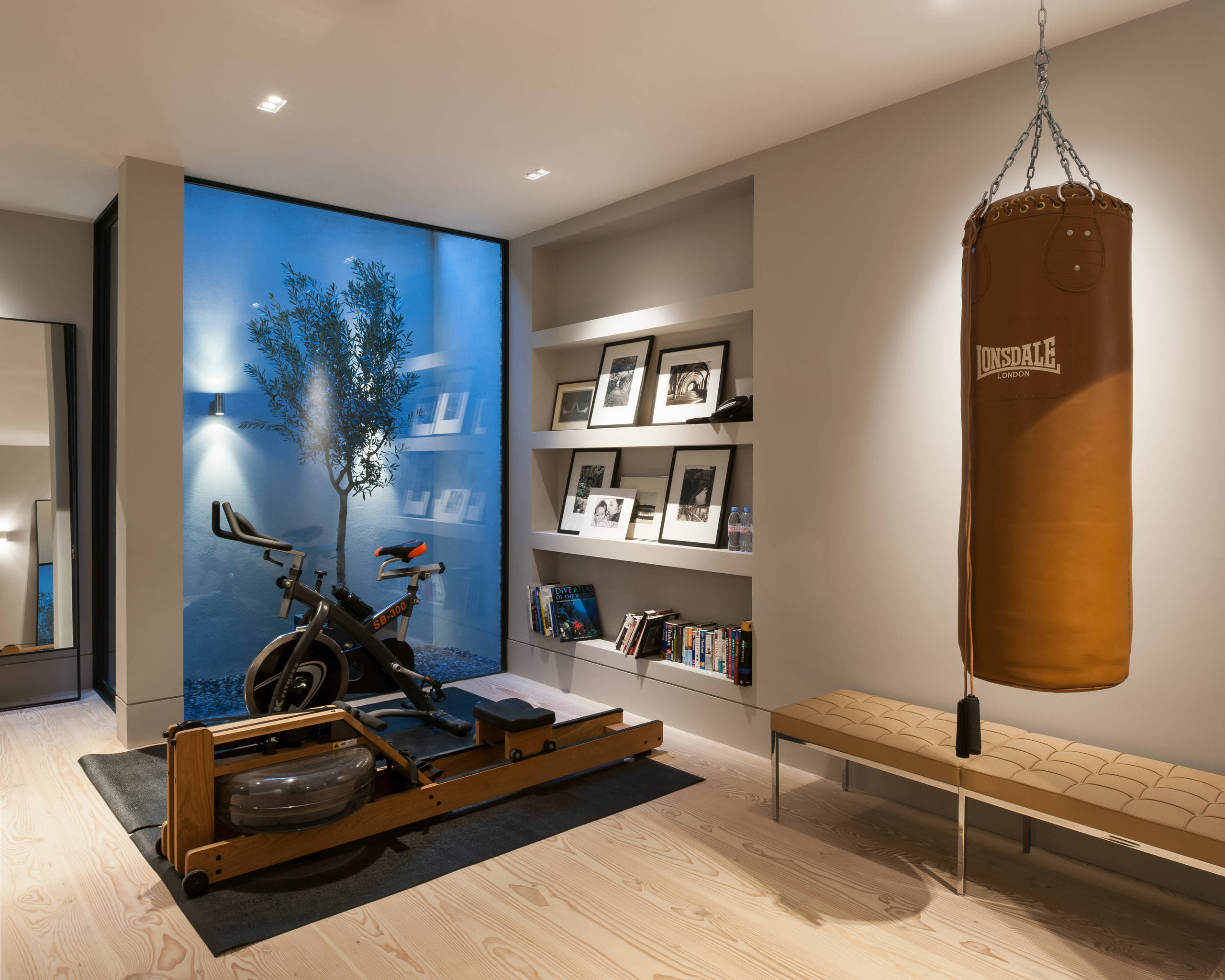 bedroom punching bag