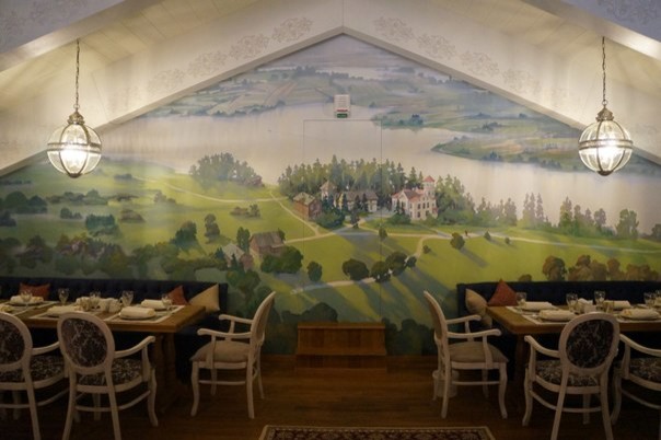 Ресторан "Ладога" роспись