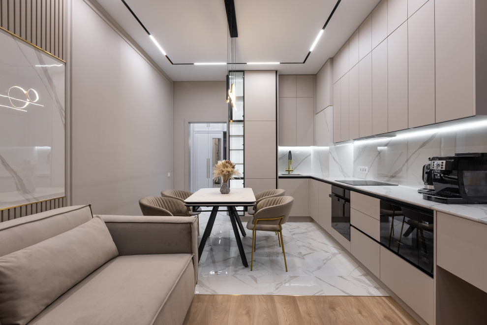 Светлая квартира в цвете кашемир