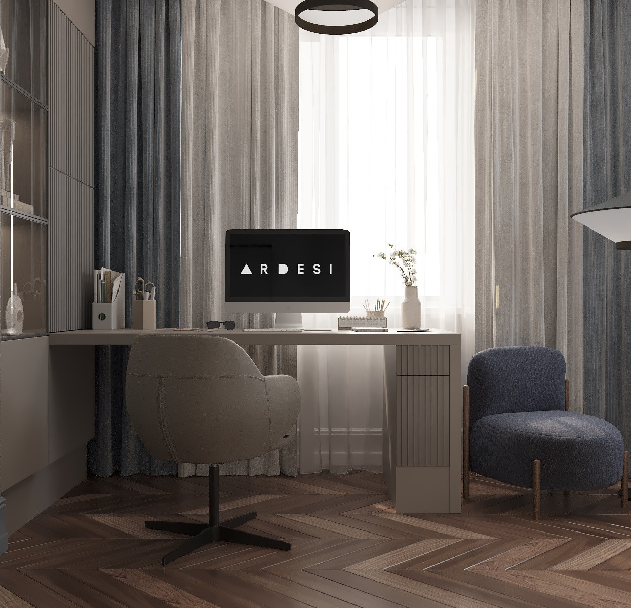 Современный  элегантный интерьер