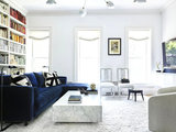 Contemporary Living Room by Crystal Sinclair