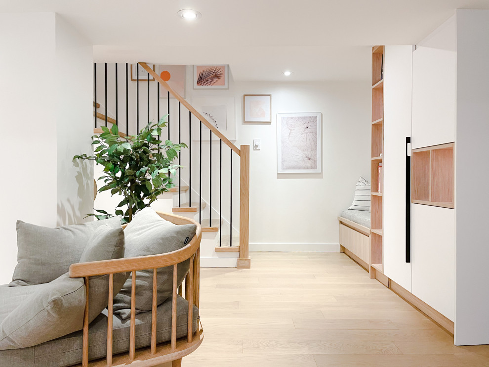 Curated visual reference: Goke Basement Bathroom Remodel Scandinavian Basement Photo Inspiration