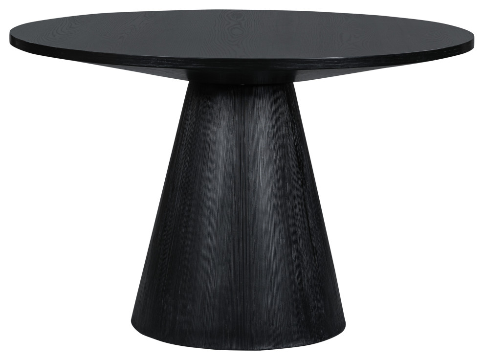 Gewnee Round Dining Table Minimalist Elegant Table Transitional