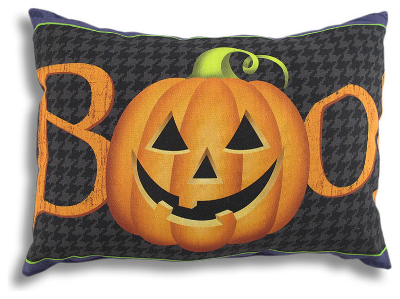 Halloween Spooktacular Boo Indoor/Outdoor Throw Pillow
