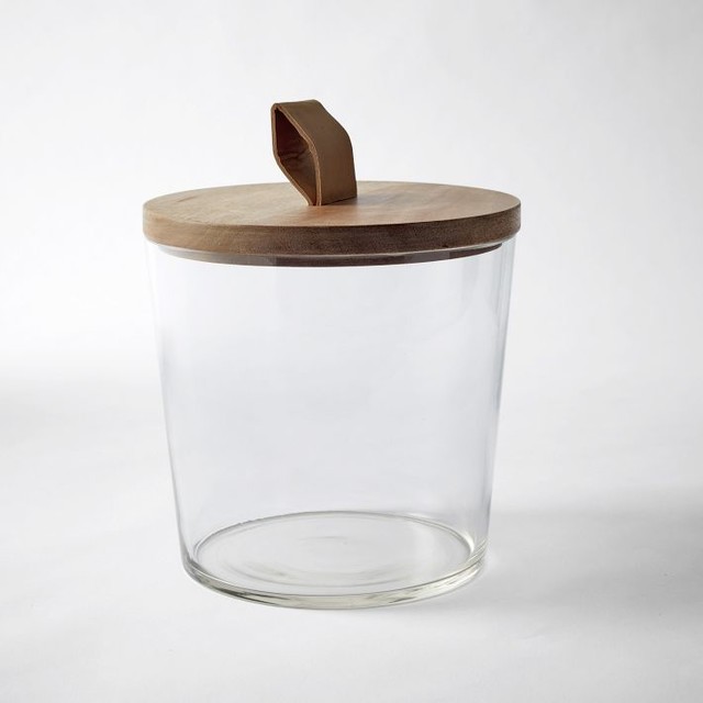 Wood-Topped Ice Bucket