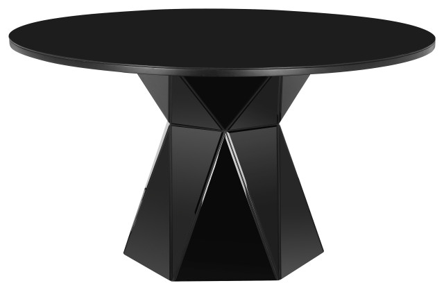 Iris Glass Dining Table - Contemporary - Dining Tables - by TOV ...