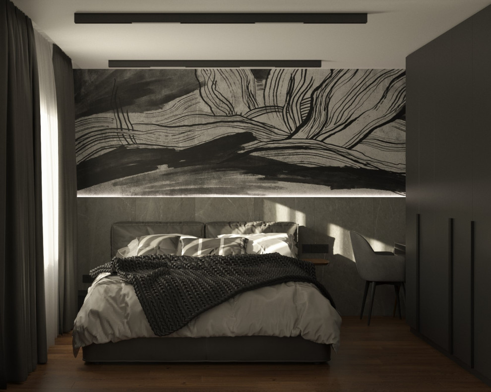 Квартира в Санкт-Петербурге в темных тонах