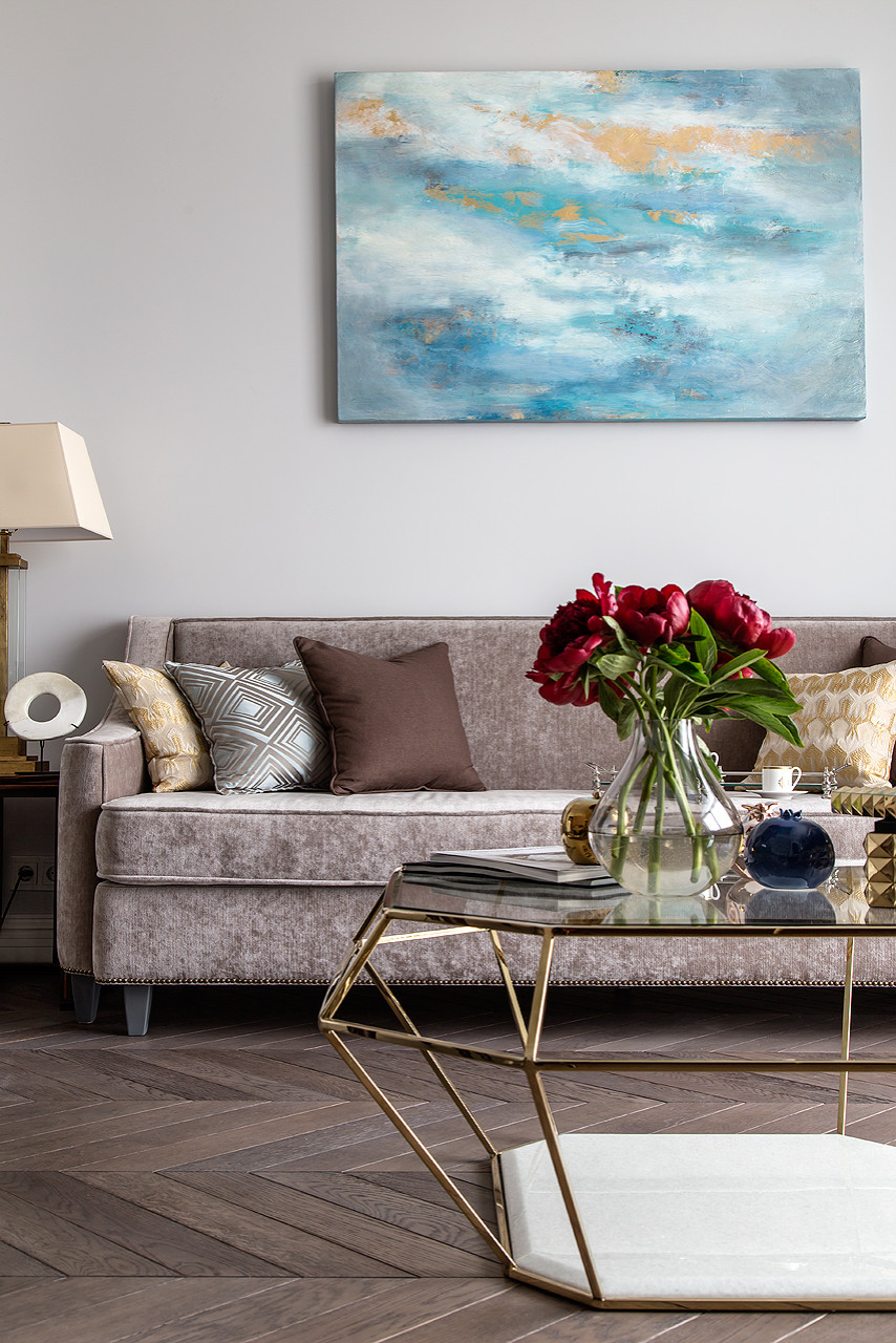 Современная росокшь - квартира в стиле арт-деко в ЖК "BALCHUG RESIDENCE"