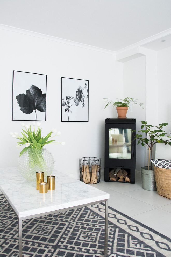 Example of a danish living room design in Stockholm