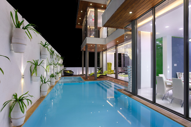 Seven modern-pool
