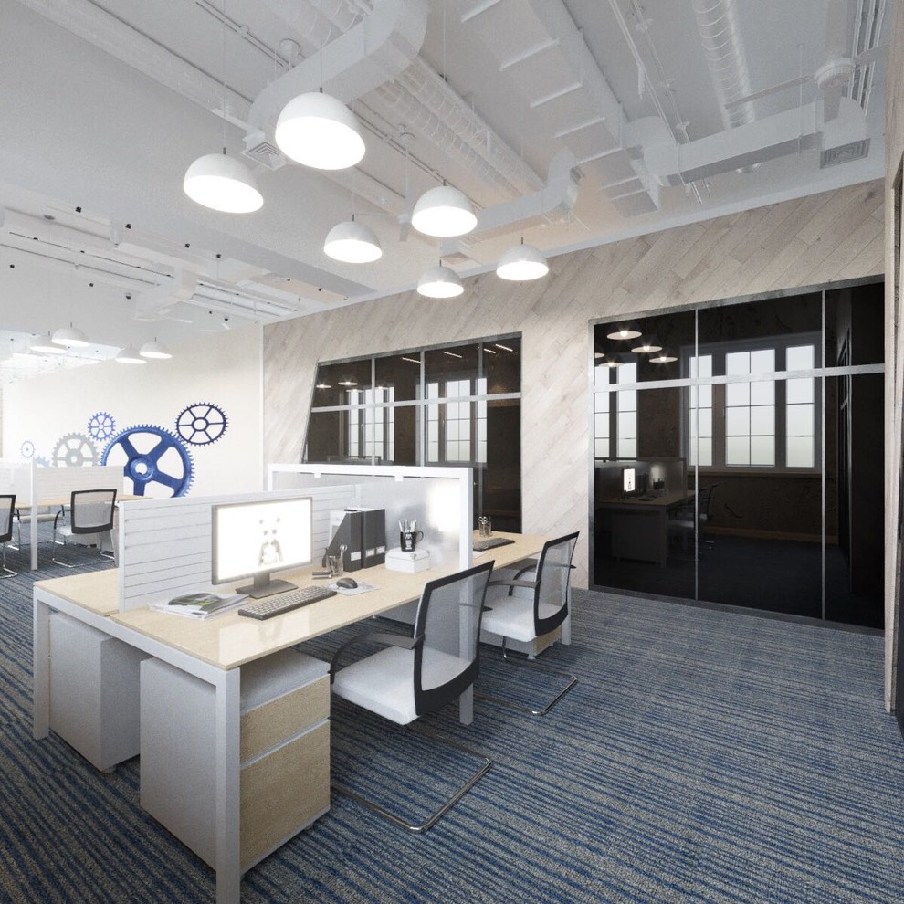 Дизайн-проект офисного помещения 2,000 кв.м. для компании Sulzer