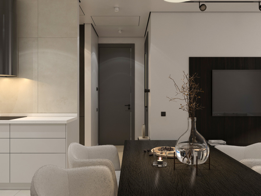 Интерьер однокомнатной квартиры в Москве.