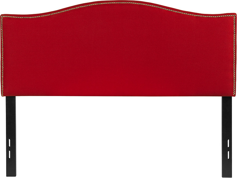 Lexington Upholstered Full Size Headboard With Decorative Nail Trim