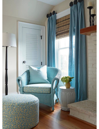 Photo of a beach style bedroom in Richmond.