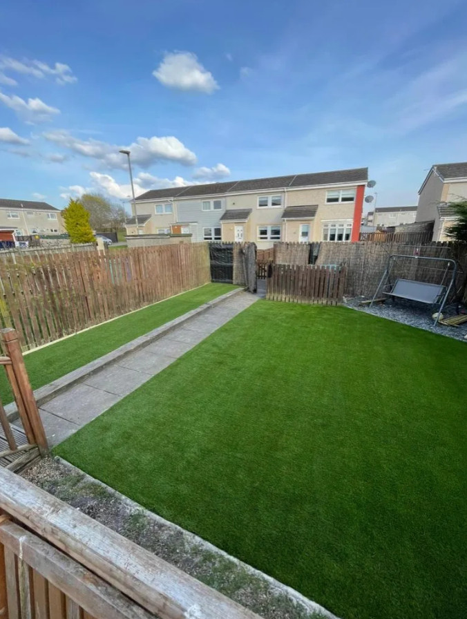 Back Garden Artificial Grass Fitting Motherwell Other by The