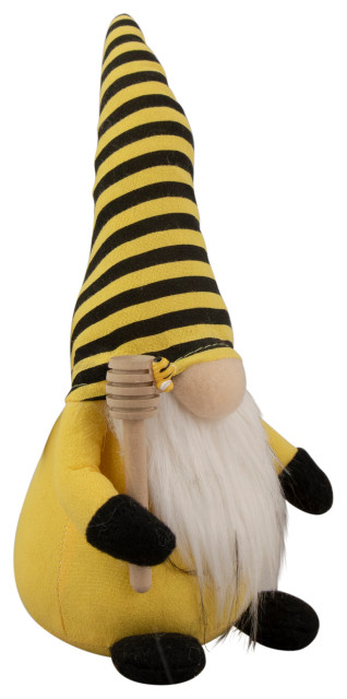 10" Yellow and Black Bumblebee Springtime Gnome - Contemporary ...