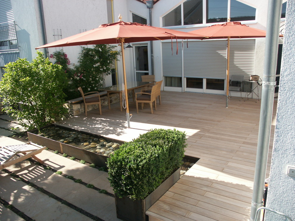Moderne Terrasse in Nürnberg