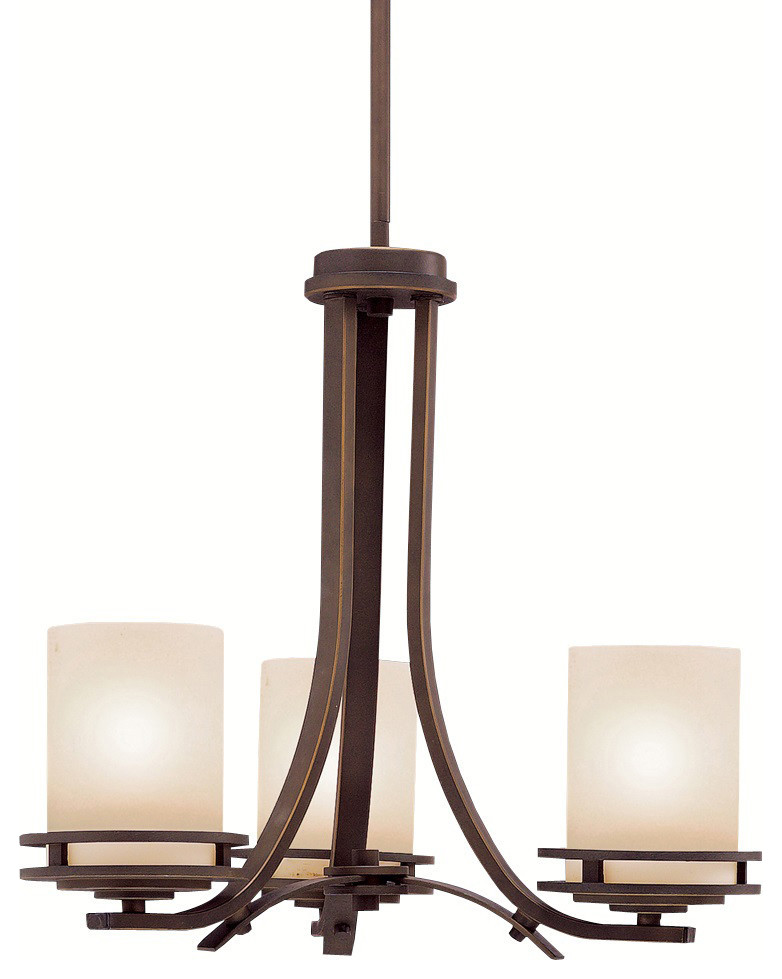 Kichler 1671 Hendrik 3 Light 19"W Chandelier Transitional