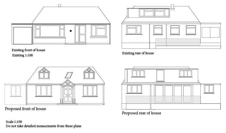 Floor plans remodeling of 1960's seaview house in torbay.