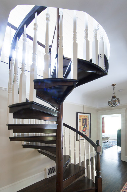 Secret attic victorian-staircase