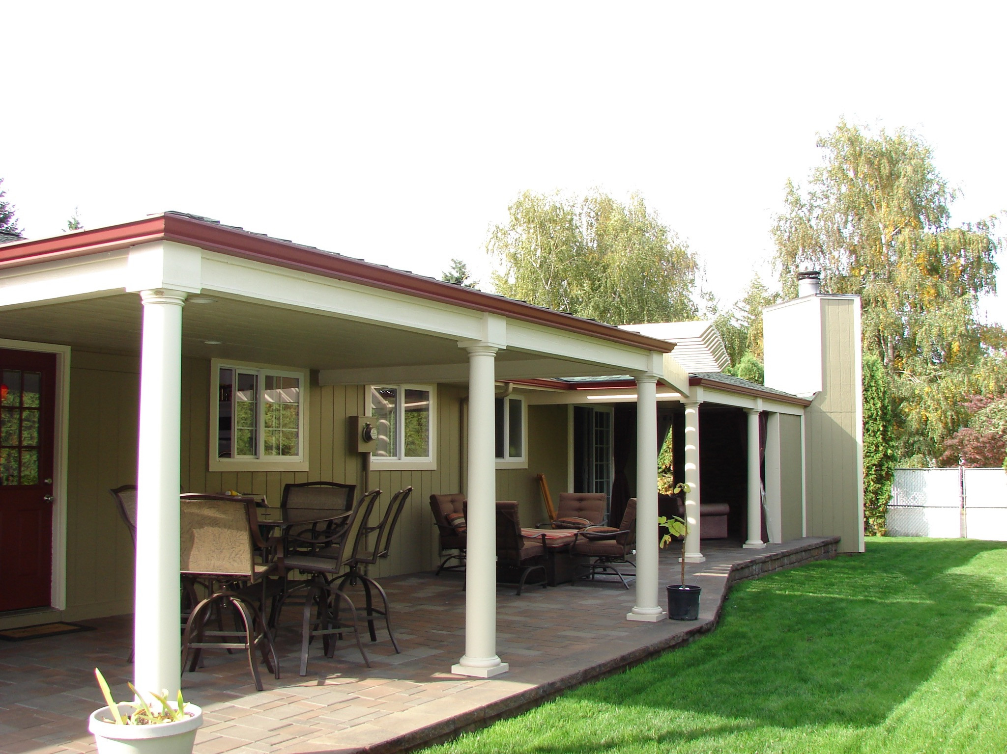 outdoor living space
