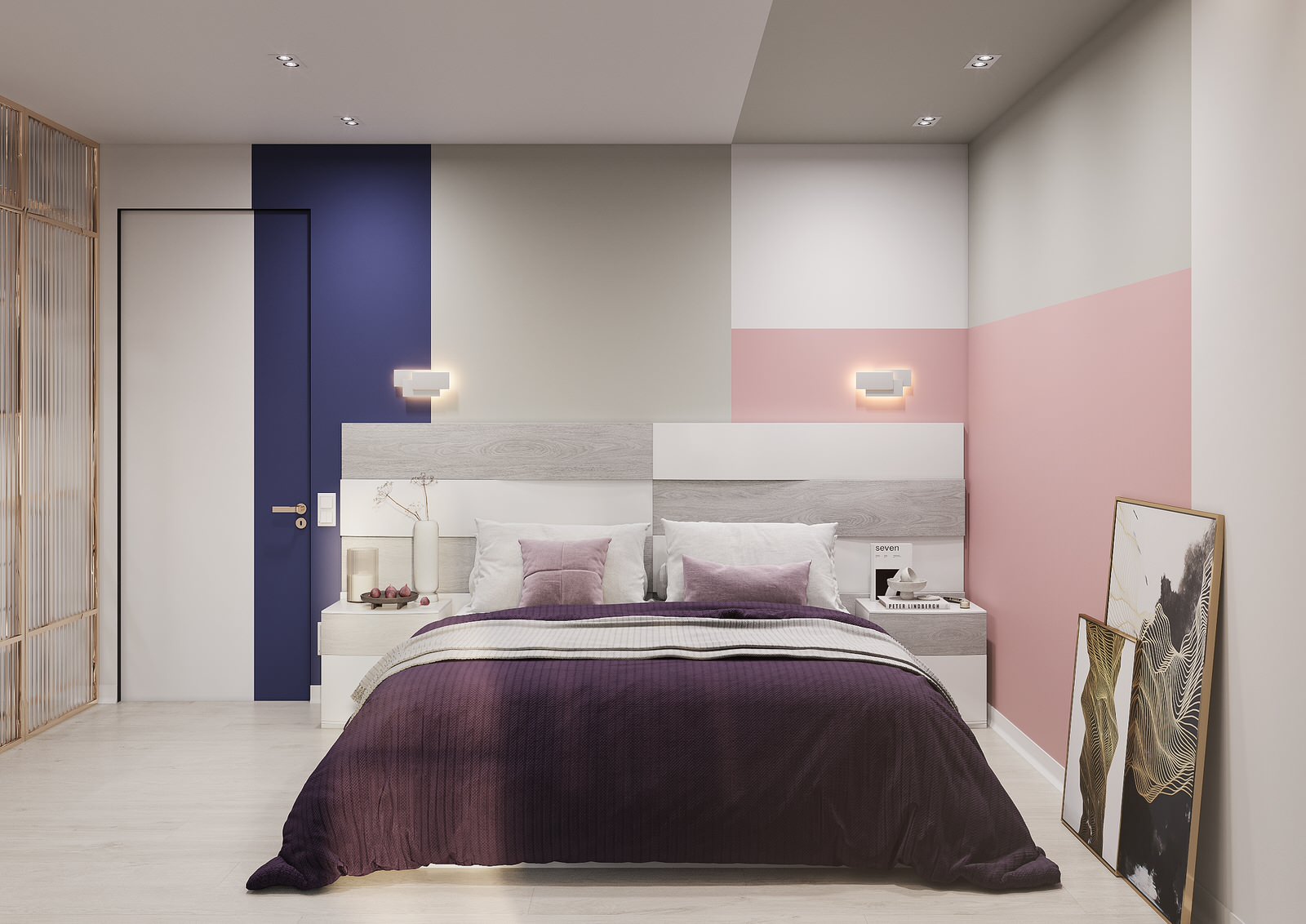 Дизайн-проект яркой квартиры 65 кв.м в современном стиле