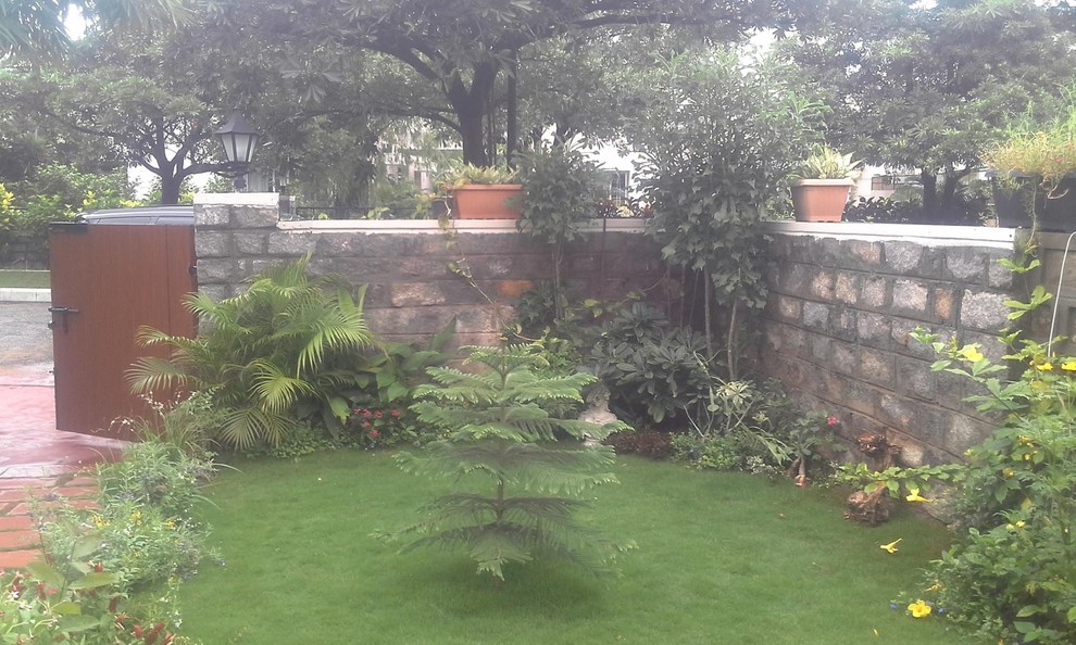 Design ideas for an Indian garden in Hyderabad.