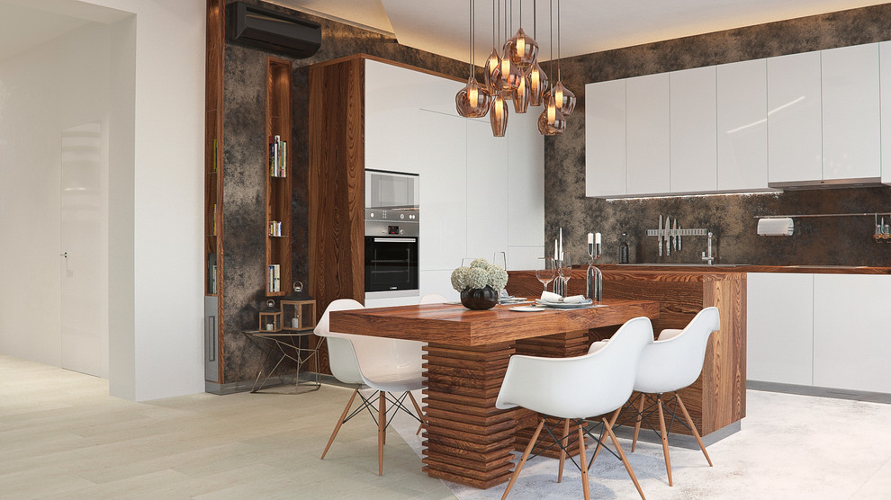 Геометрия пространства в современном доме 437 кв.м