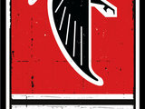 Atlanta Falcons Retro Logo Wall Poster 22.375 x 34