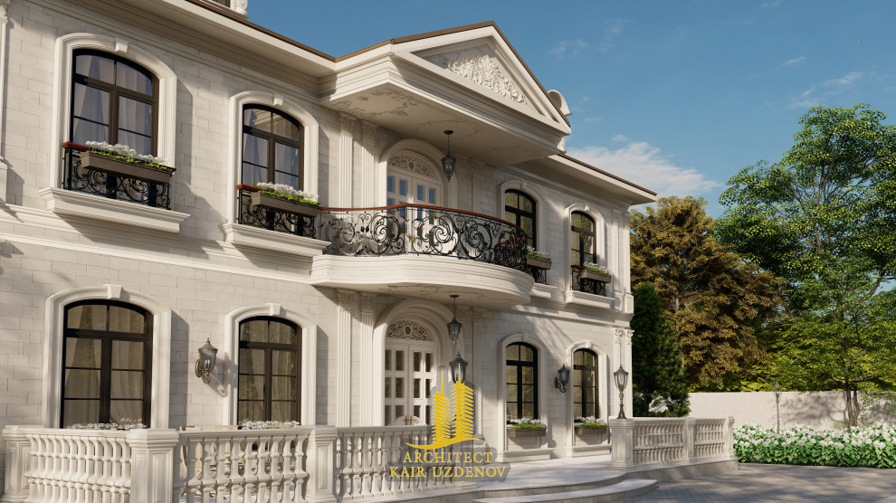 Проект дома в стиле Французский ренесанс