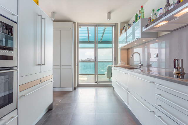 Modern apartment, Barcelona, 2014 contemporary-kitchen