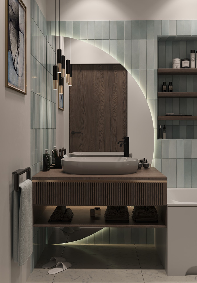 Дизайн интерьера санузла