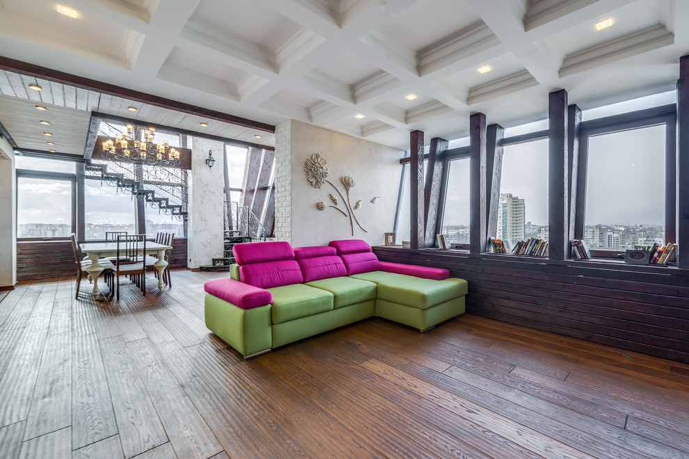 Пентхаус в Санкт-Петербурге. Мебель и отделка из массива.