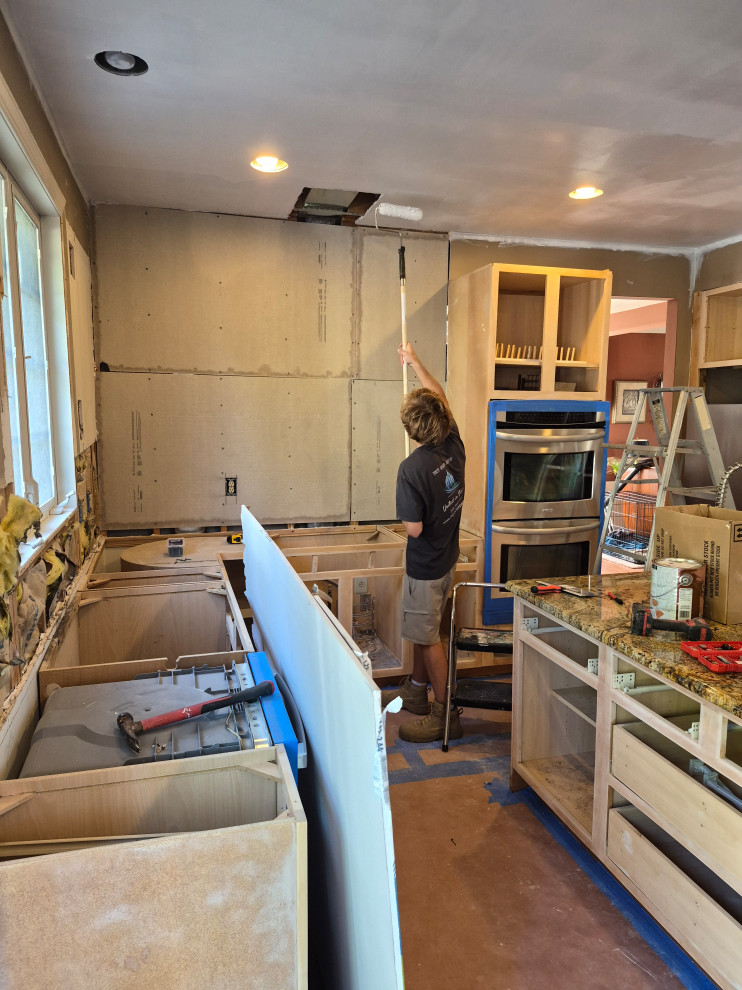 New Hope Kitchen Painting Railings Trim