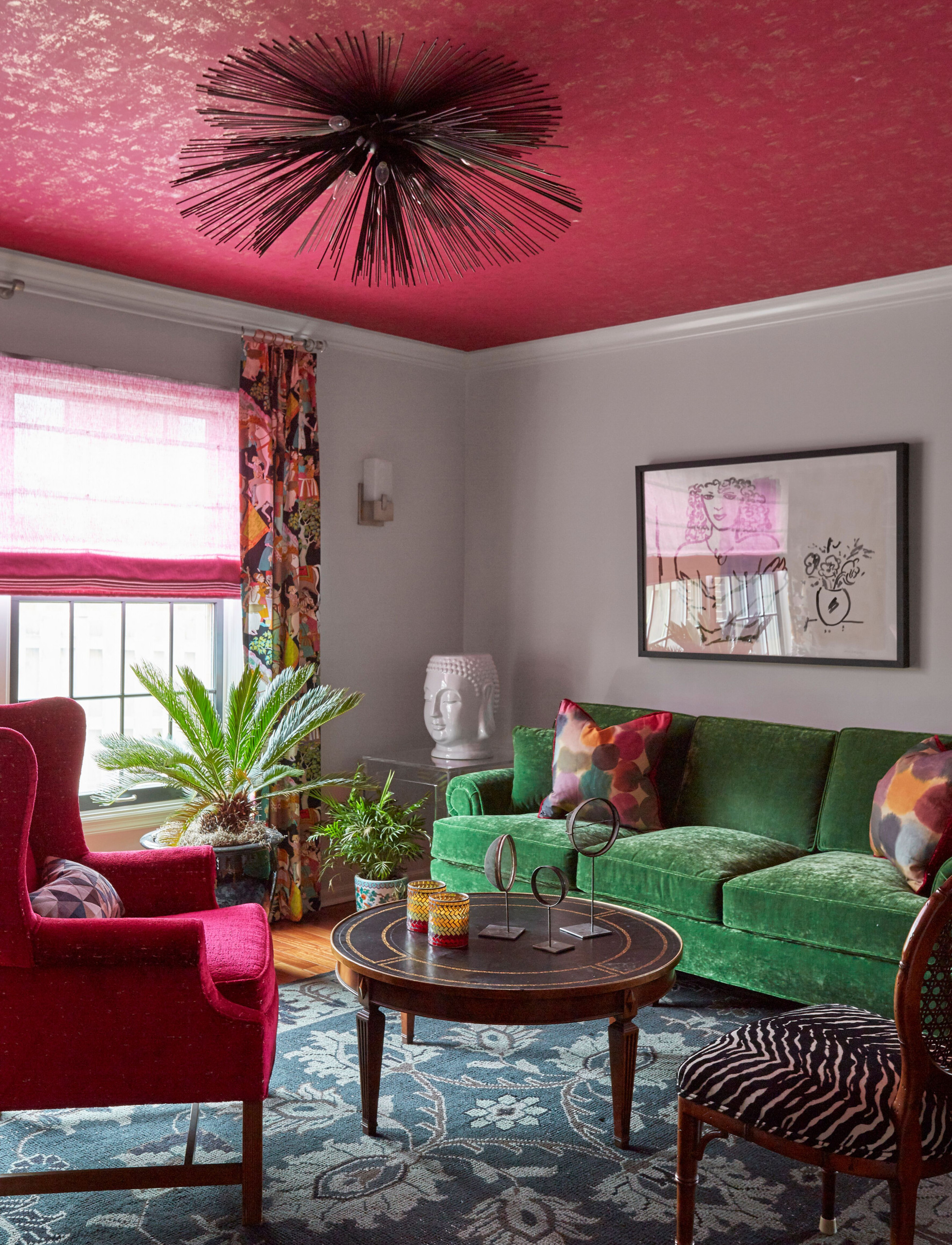 75 Red Living Room Ideas You'll Love - December, 2025 | Houzz, image size:1958x2560