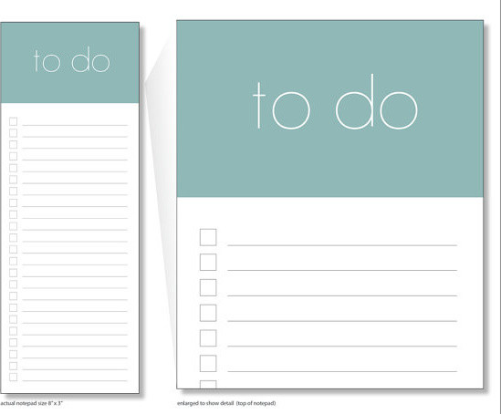 To Do Notepad by Skel Design