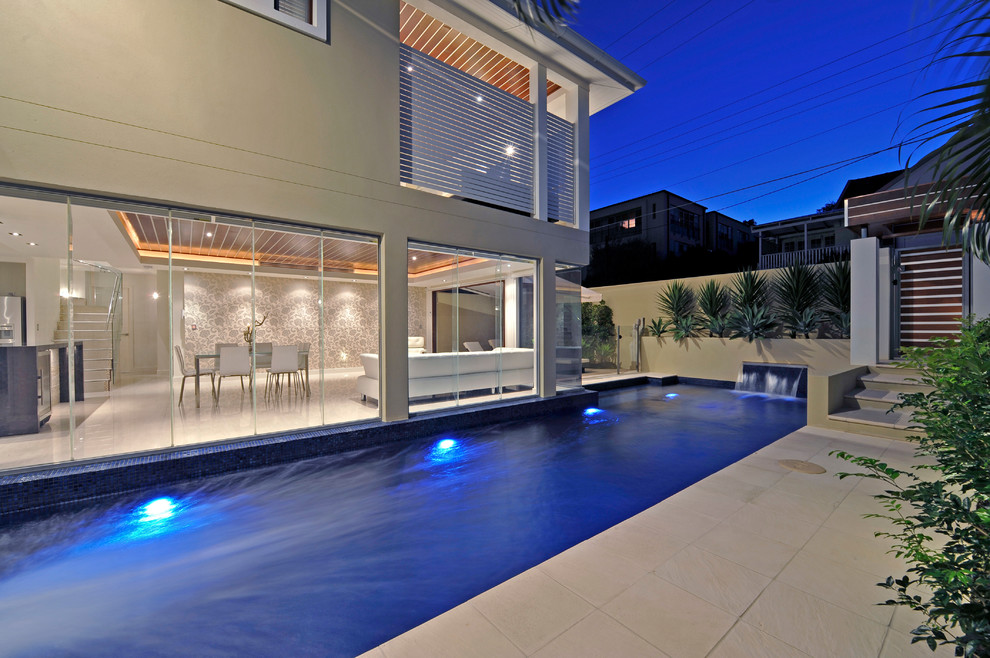 This is an example of a transitional pool in Brisbane.