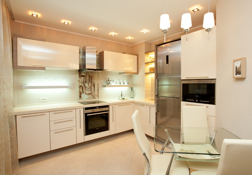 Кухня в квартире 90 м.кв. (Кемерово, 2017 год)