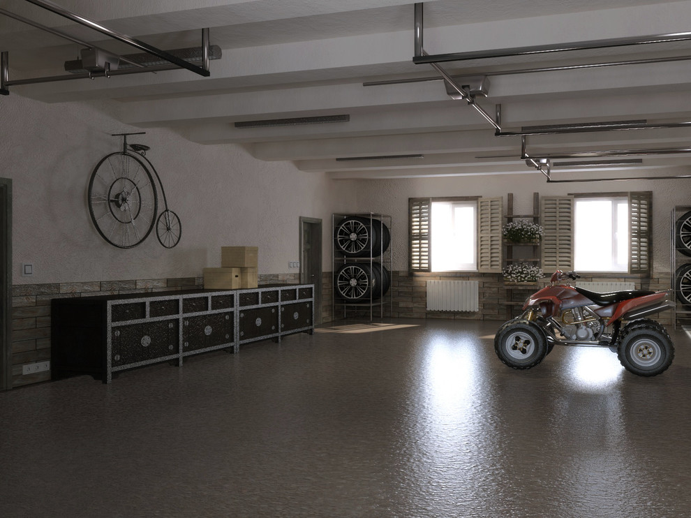 ЖИЛОЙ ДОМ ДЛЯ ОБСЛУЖИВАЮЩЕГО ПЕРСОНАЛА С ГАРАЖОМ НА 3 АВТОМОБИЛЯ