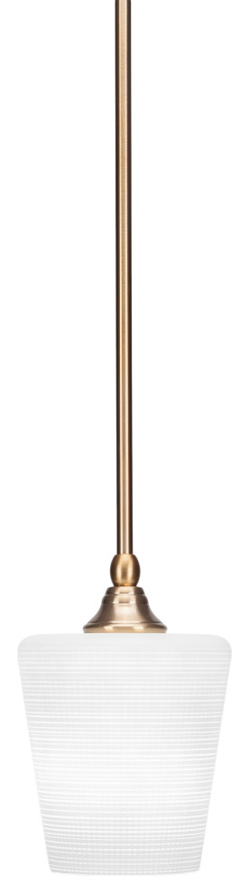 1 Light Mini Pendant In New Age Brass (23-NAB-4031)