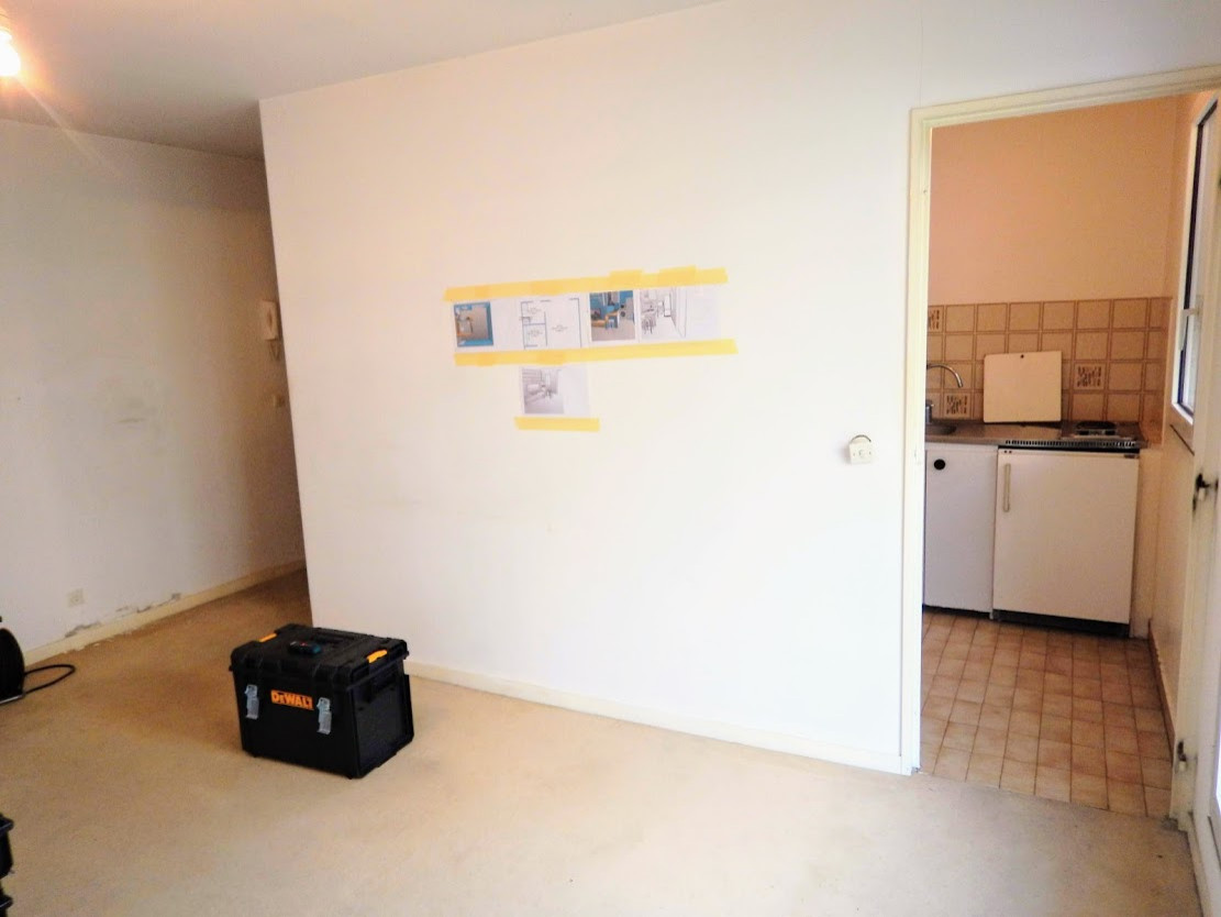 Création et aménagement d'une kitchenette dans un studio