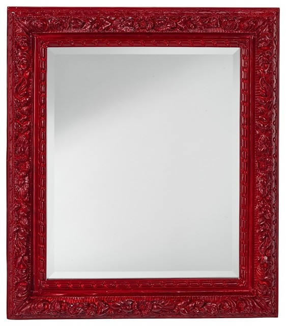 Feiss MR1223CRML  Crimson Lacquer Mirror