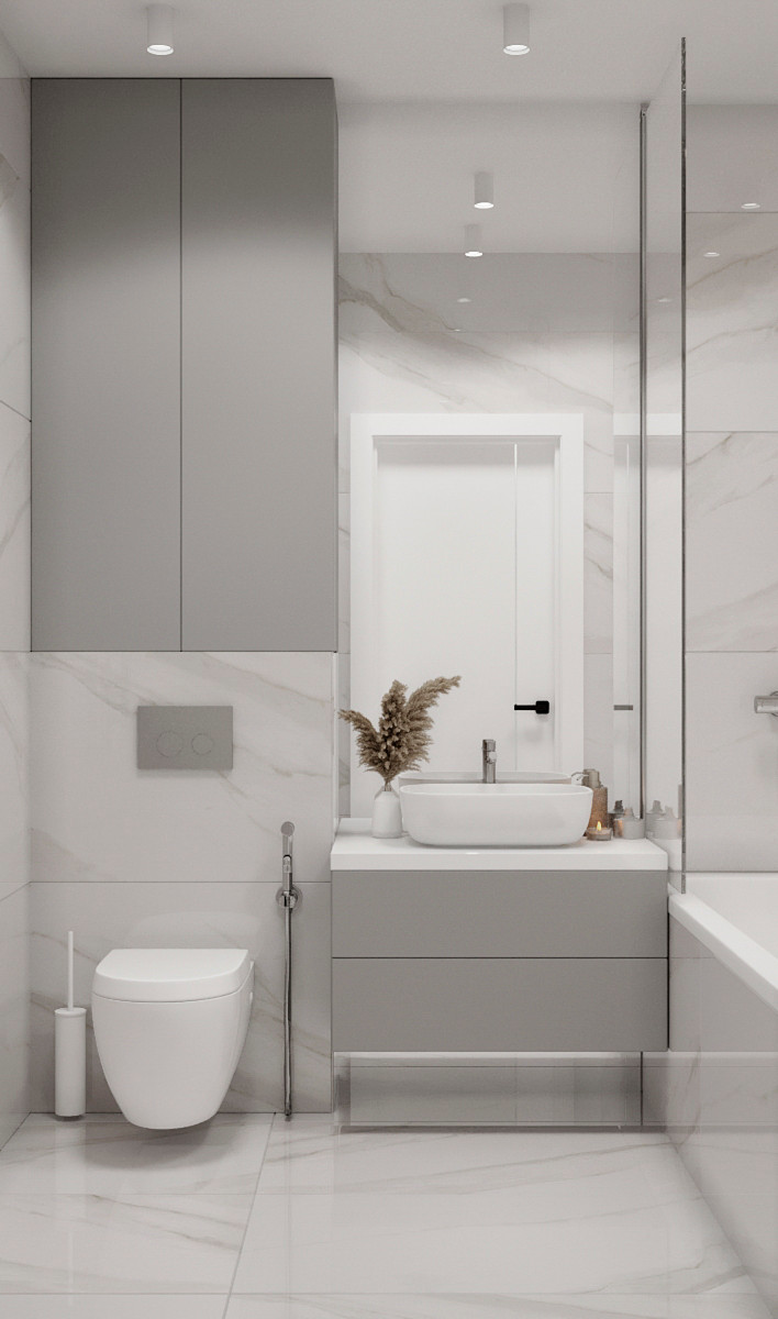 Квартира с современной гостиной с отсылками к ар-деко. Проект 2022 года